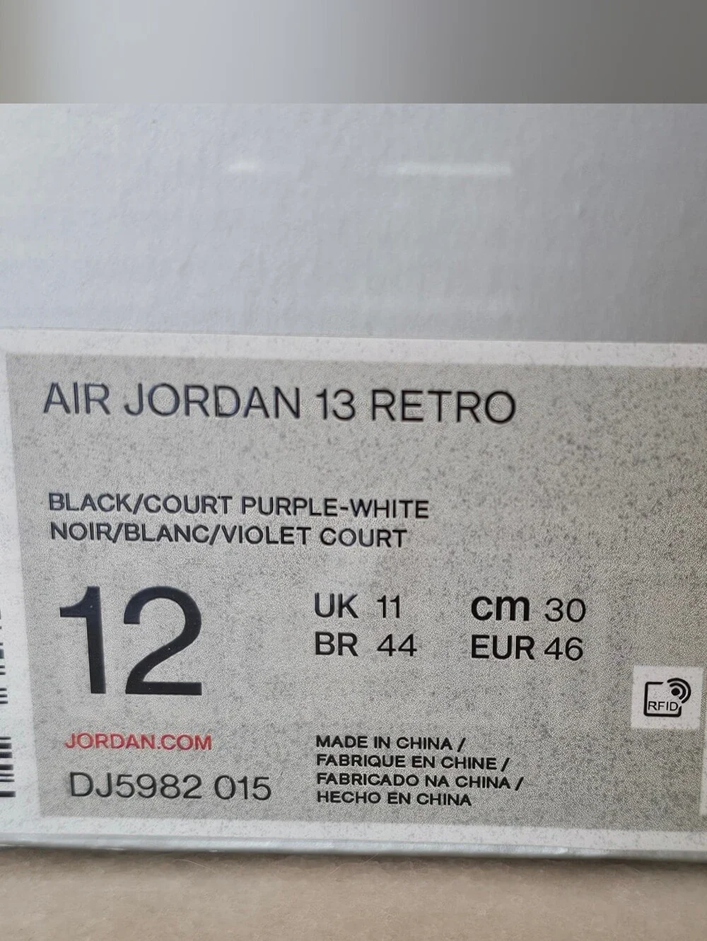 Air Jordan 13 Retro 'Court Purple' Mens Size 12 Shoes